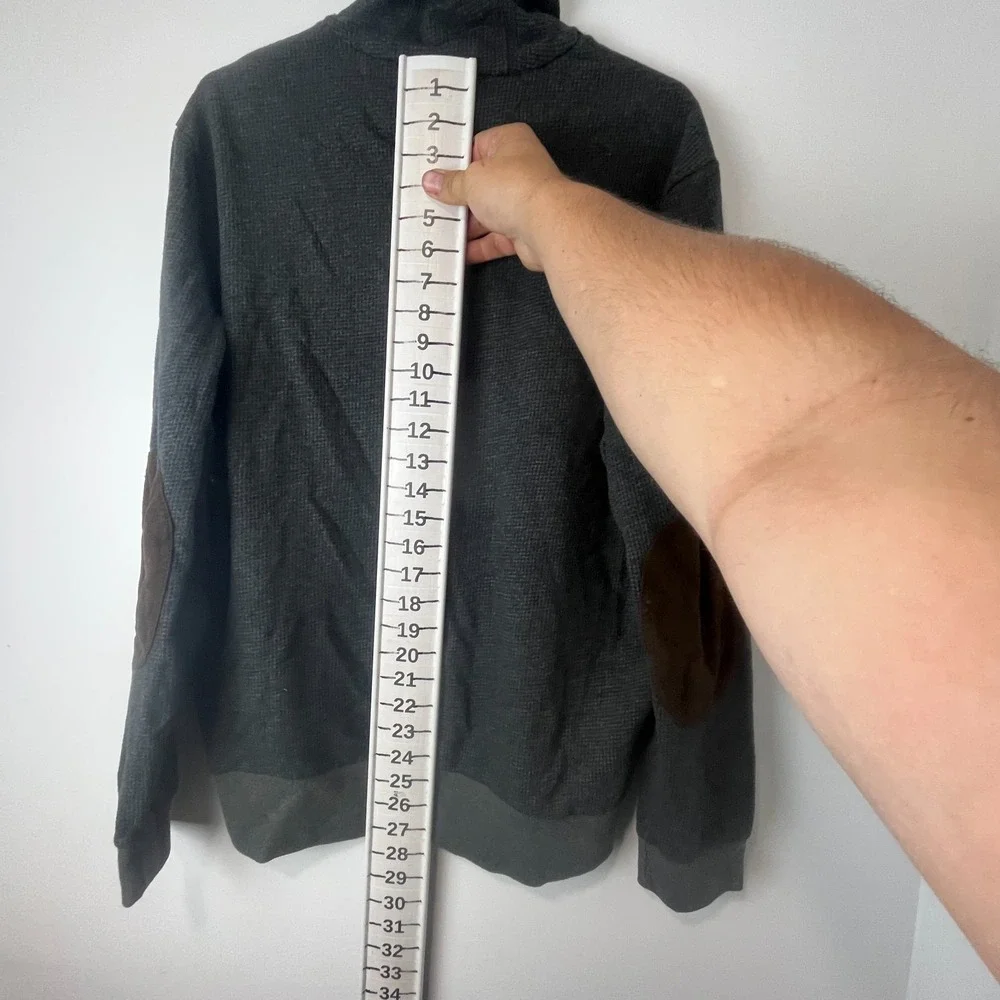polo ralph  lauren sweater mens L shawl collar buttons elbow patch  classic